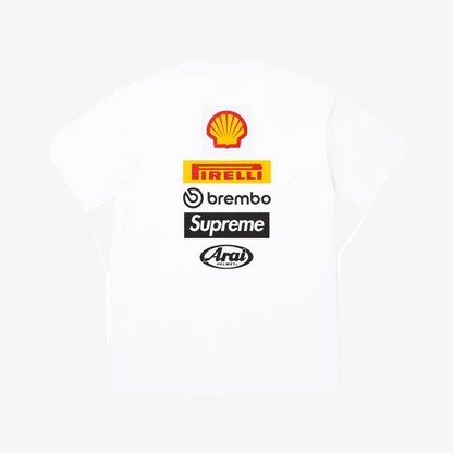 Supreme Ducati Logo Tee White