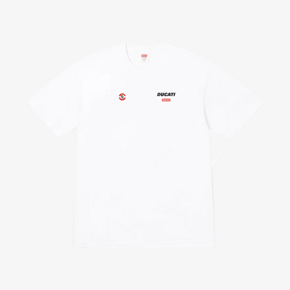 Supreme Ducati Logo Tee White