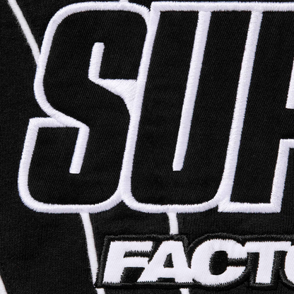 Supreme Fox Racing Zip Up Hoodie Black