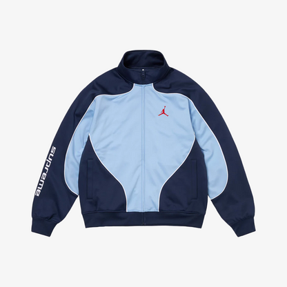 Supreme Jordan Tricot Track Jacket Light Blue