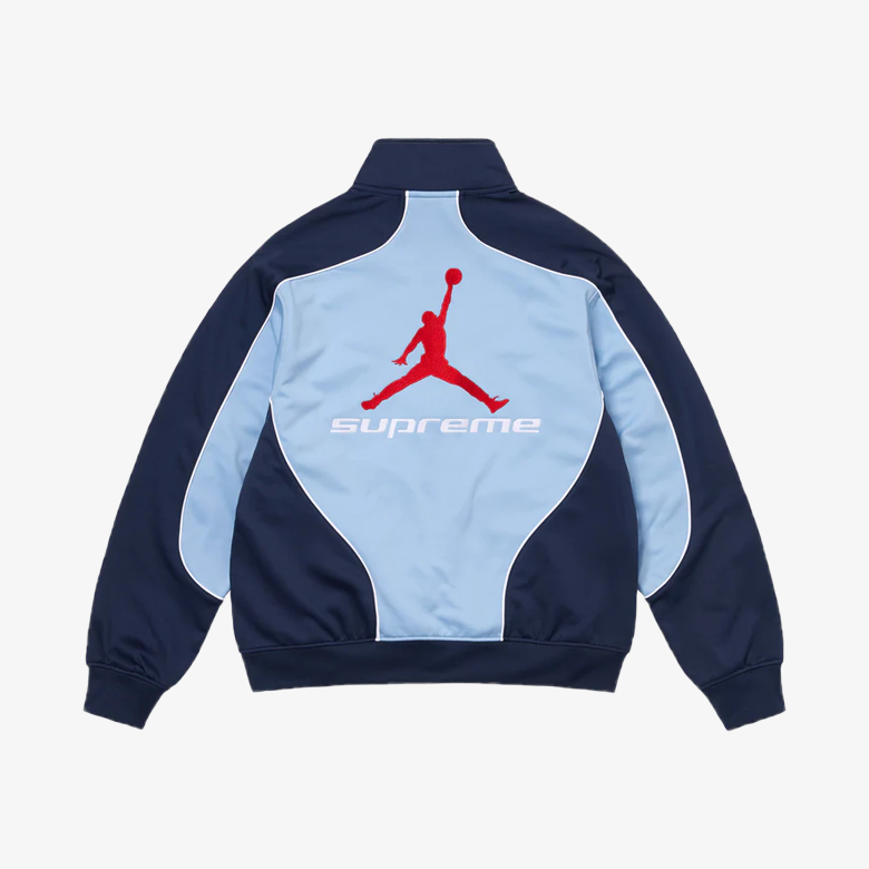 Supreme Jordan Tricot Track Jacket Light Blue