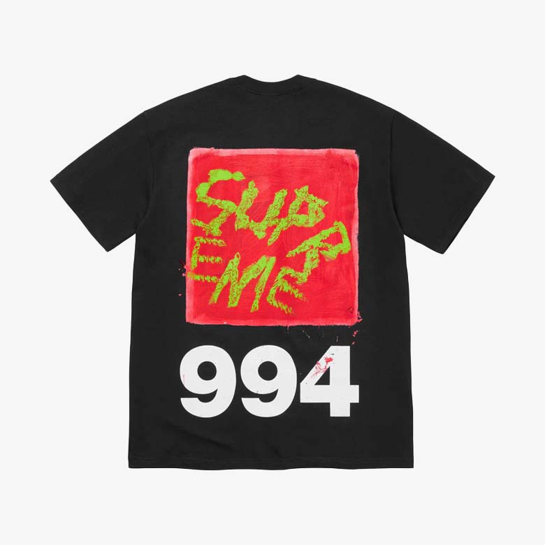 Supreme Paint Tee Black