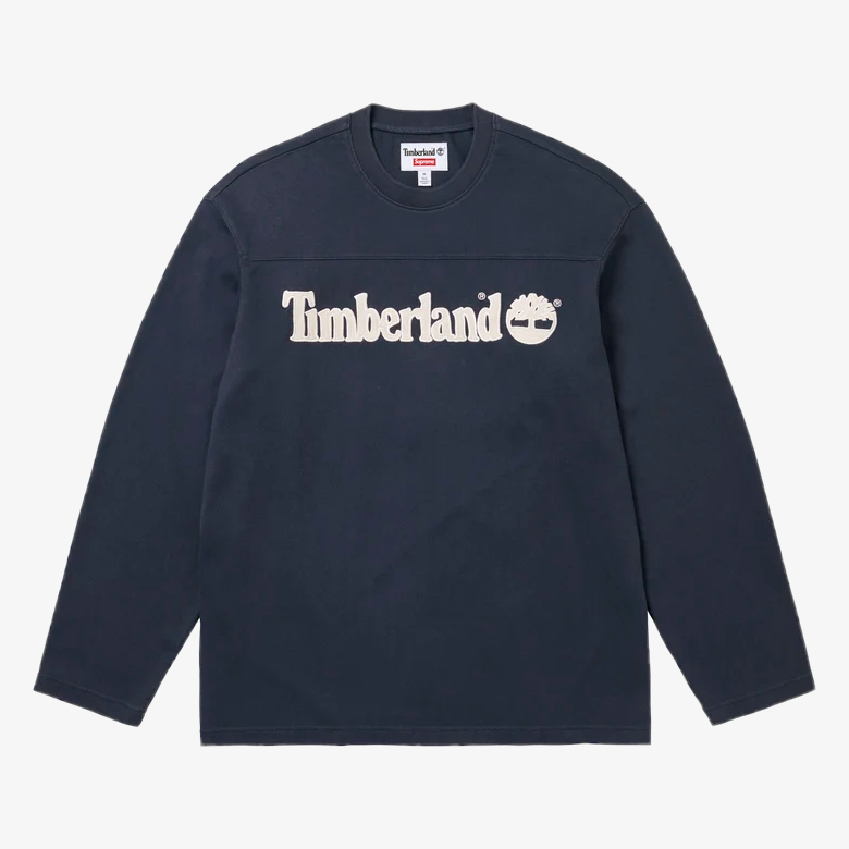 Supreme Timberland L/S Football Top Navy