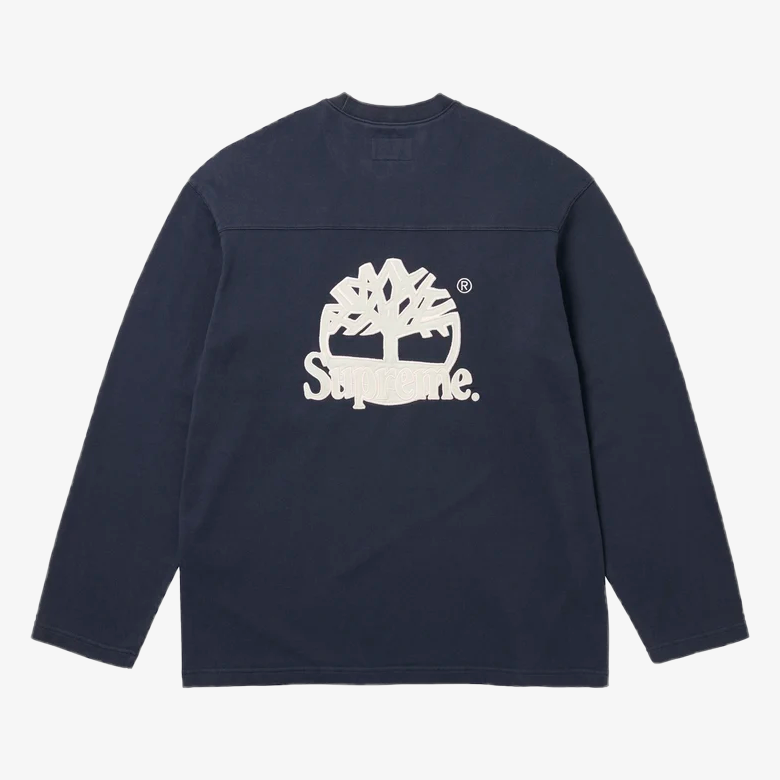 Supreme Timberland L/S Football Top Navy