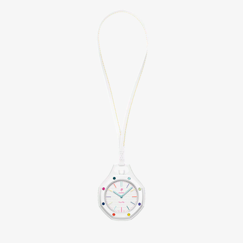 Swatch x Audemars Piguet Bioceramic Royal Pop Huit Blanc