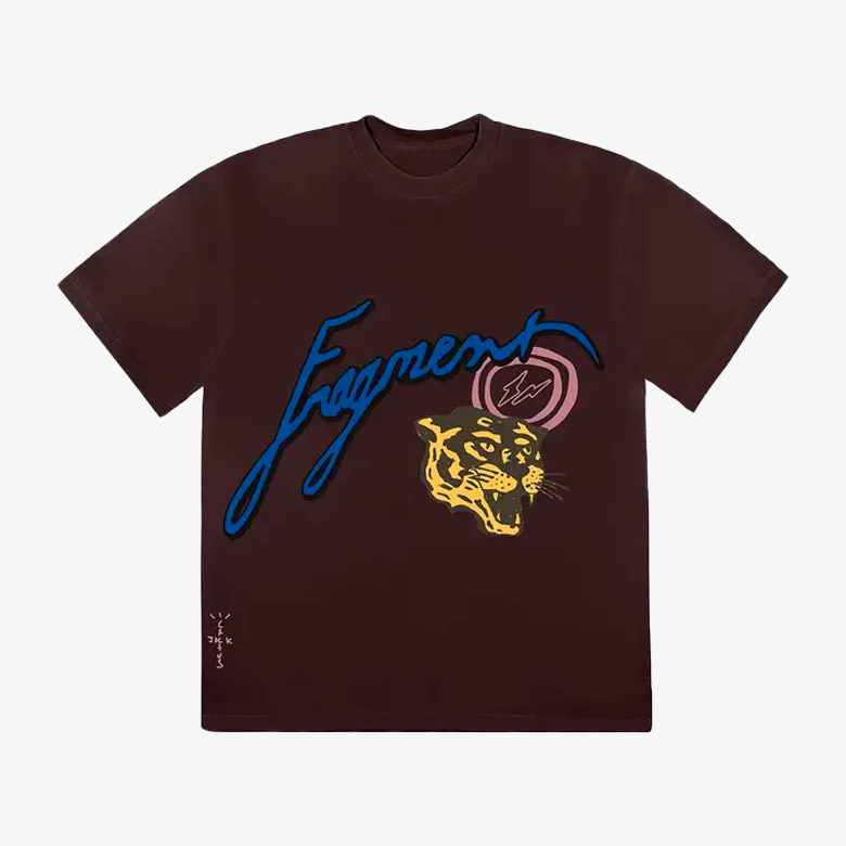 Travis Scott Cactus Jack For Fragment Icons Tee Brown